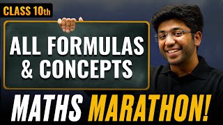 Class 10th Maths  All Formulas and Concepts in One Shot 🔥  Shobhit Nirwan [upl. by Sharline620]