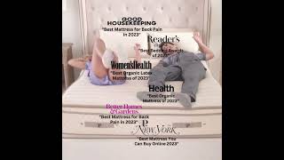 Best Selling Organic Mattress Recommended by Chiropractors and Orthopedic Specialists [upl. by Demott]