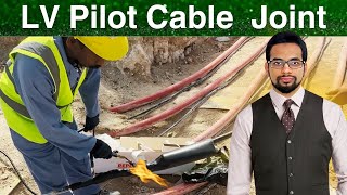 LV Pilot Cable Straight Joint Heat Shrink Step by Step procedure [upl. by Olecram]