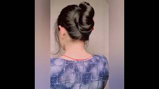 Beautiful  Very Easy Bun Hairstyle l Clutcher Juda Hairstyle l youtubeshorts viralvideo [upl. by Outhe]