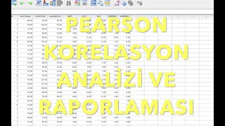 SPSS Korelasyon Analizi Pearson Korelasyonu ve Raporlaması [upl. by Sitto]