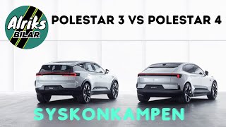 Första jämförelsen Polestar 3 mot Polestar 4 [upl. by Irtemed]