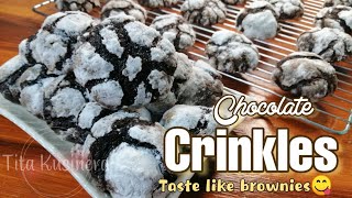 Chocolate Crinkles Recipe [upl. by Anwad]