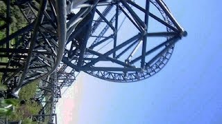 Tornado front seat onride HD POV Parque de Atracciones de Madrid [upl. by Nnayllehs19]