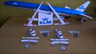 KLM B777300ER Papercraft [upl. by Carn]