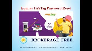 Equitas FASTag Password Reset Tamil [upl. by Aray472]