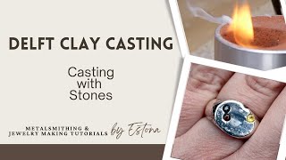 Delft Clay Casting  Casting with Stones preview  Estona Tutorials [upl. by Eislel]