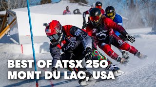 Best Moments from ATSX 250 Mont Du Lac USA  202021 [upl. by Ehc]