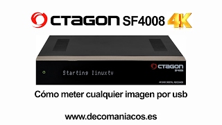 Octagon SF4008  Cómo meter cualquier imagen por usb [upl. by Dira]