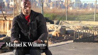 Michael K Williams talks about playing Omar Little on The Wire [upl. by Ekoorb]