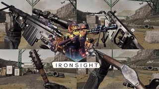 Ironsight All Weapons Showcase  4K 60FPS  2024 [upl. by Rosenblast124]