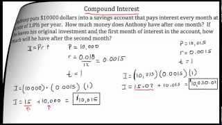 Compound Interest [upl. by Hitchcock173]