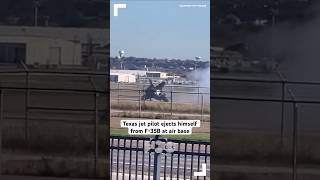 Texas pilot ejects from F35B near White Settlement [upl. by Thirzi937]