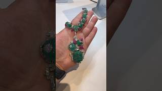 Mauboussin c1929 jewels jewelry jewellery artdeco music love ruby gemstone emerald [upl. by Otiragram854]