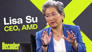 AMD CEO Lisa Su on the GPU shortage the AI revolution and Nvidia  Decoder [upl. by Aisatnaf777]