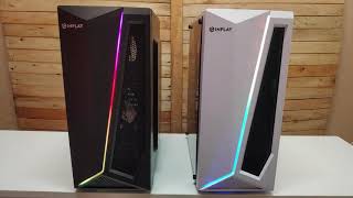 INPLAY ES01 RGB PC CASE QUICK UNBOXING amp OVERVIEW  CM TECH [upl. by Berkin]