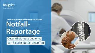 Orthopädischer Notfall Reportage aus der Universitätsklinik Balgrist [upl. by Zobe]