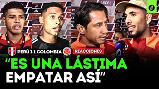 LAPADULA PEÑA CARTAGENA y LÓPEZ hablan tras el PERÚ 11 COLOMBIA  Depor [upl. by Irat367]