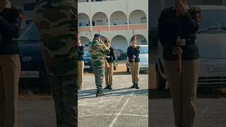 rifle Ko sidha rakho  NCC general salute practice  NCC drill test training [upl. by Mylor]