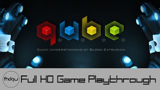 QUBE  Full Game Playthrough No Commentary [upl. by Mackie330]