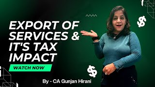 LUT and Export of Services in GST gst taxes income tax export lut [upl. by Droffig]