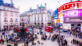 A Look At Piccadilly Circus London [upl. by Nylauqcaj702]