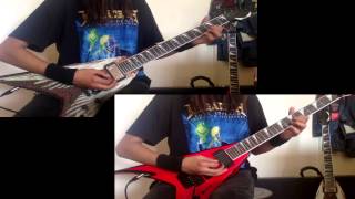 Megadeth  Hangar 18  Guitar cover  All solos [upl. by Orgel]