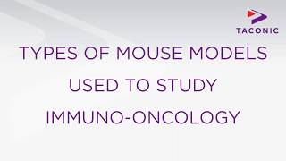 Types of Mouse Models Used in ImmunoOncology Research [upl. by Ezequiel]