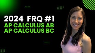 2024 FRQ 1  AP Calculus AB amp AP Calculus BC [upl. by Ydnih899]