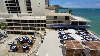 Outrigger REEF Waikiki Beach resort ocean tower ocean view2022 [upl. by Yngiram541]