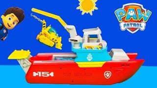 PAW PATROL Sea Patroller with Chase New Toy Unboxing [upl. by Nennarb]