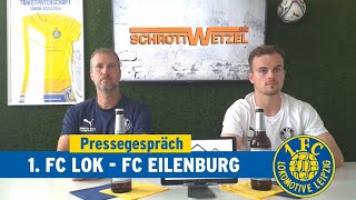 Pressegespräch vor dem Punktspiel gegen den FC Eilenburg am 07082024 [upl. by Iad]