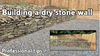 Learn how to build a dry stone wall [upl. by Iamhaj]