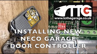 Fitting a NECO Garage door controller and remote controls [upl. by Gaynor]