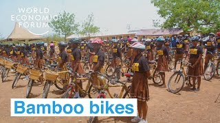 A company from Ghana is making bikes out of bamboo  Ways to Change the World [upl. by Dardani]