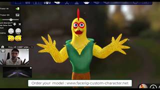 Chicken 3D Facerig model creation [upl. by Erich]