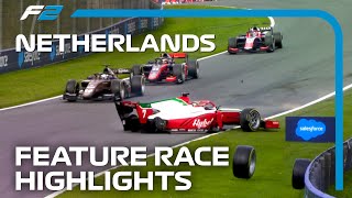 F2 Feature Race Highlights  2023 Dutch Grand Prix [upl. by Aleekahs]