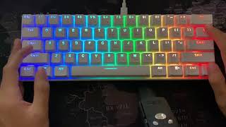 All Rk61 rgb color options [upl. by Epoillac]