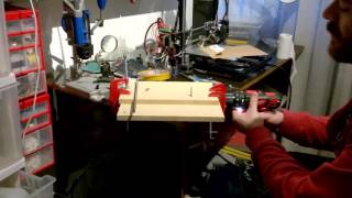 Straightening threaded rods for a RepRap Prusa Z axis [upl. by Platt582]