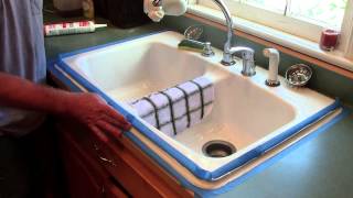 Caulking Around a Kitchen Sink [upl. by Jala]