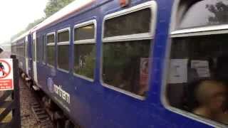 Class 155 Departing Bramley Yorkshire 190714 [upl. by Bindman]