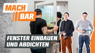 Fenster einbauen und abdichten  OBI [upl. by Amora987]