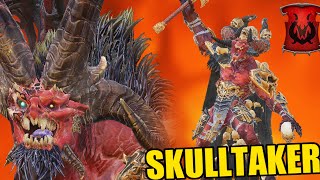 When Skarbrand Accidentally Meet Skulltaker The NEW Legendary Lord Coming in Khorne DLC [upl. by Melissa]