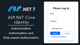 ASPNET Core Web App  Authentication and Authorization using Identity  Razor Pages and SQL Server [upl. by Naraj]