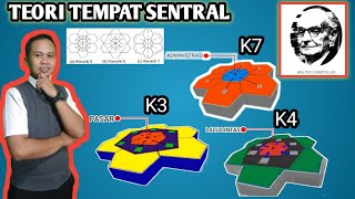 Teori Tempat Sentral  Central Place Theory  Walter Christaller [upl. by Husch]