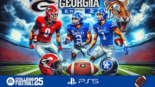 Georgia vs Kentucky 2024 NCAA Football 25 Showcase  PS5 Gameplay [upl. by Luehrmann250]