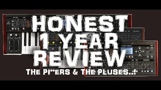 Behringer DeepMind Polyphonic Analogue Synthesizer 1 Year Honest Unbiased Review  Pros amp Cons [upl. by Conias]