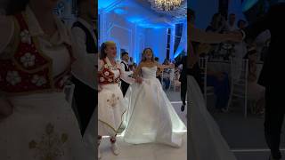 Nusja ne valle Shqiptare 🥰🔥 wedding albania studiojeti bride hidajetdervishi love cuple [upl. by Simeon76]