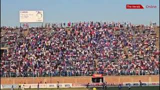 Some Dynamos fans from the Vietnam stand already leaving the stadium [upl. by Haland]