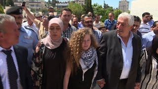 Ahed Tamimi libérée revient dans son village de Nabi Saleh [upl. by Nosidda]